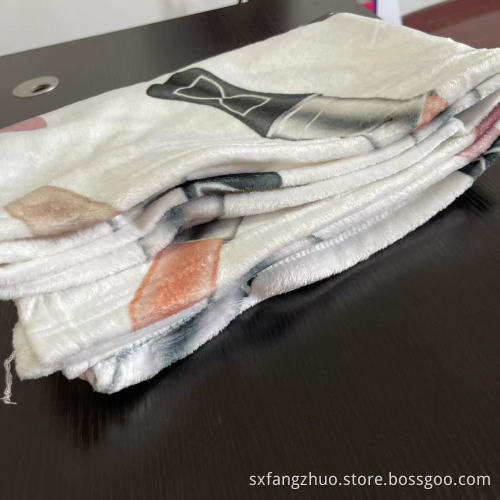 Customization the latest women beauty decorative princess sublimation blanket